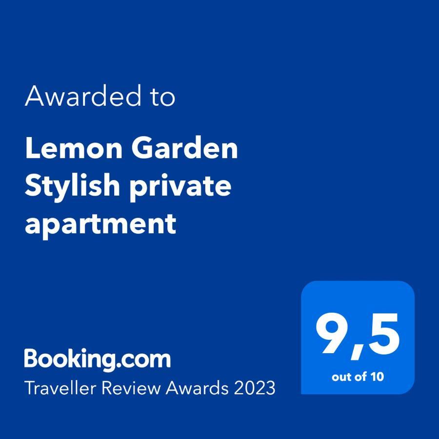 Lemon Garden Stylish Private Apartment Каламата Екстер'єр фото